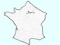 Teste deine Kenntnisse über Frankreich durch dieses Quiz Karte von Frankreich
