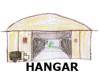 Hangar oder Lagerhalle