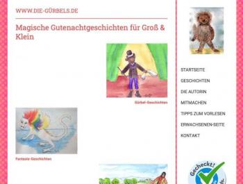 Screenshot Startseite www.die-guerbels.de