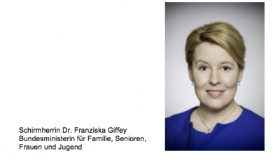 Bundesfamilienministerin Dr. Franziska Giffey Bundesfamilienministerin Dr. Franziska Giffey