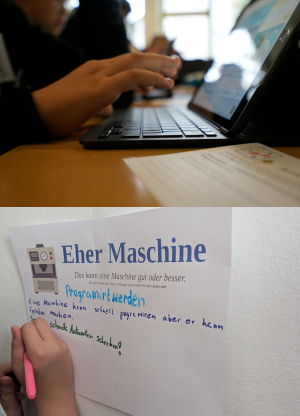 Kinder befassen sich mit Künstlicher Intelligenz Kinder befassen sich mit Künstlicher Intelligenz