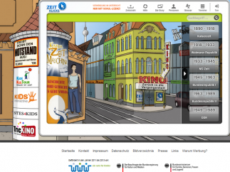 Screenshot von Zeitklicks.de