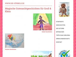 Screenshot der Webseite Die Gürbels