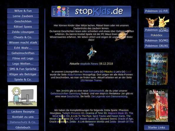 Bildschirmfoto Stopkids