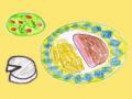 Was isst man in Frankreich so - morgens, mittags, abends? Mittagessen in Frankreich: Salat, Hauptgericht und Käse
