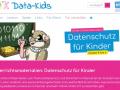 Screenshot der Seite "Unterrichtsmaterialien" der Data-Kids