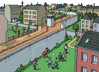 Titelbild HanisauLand-Unterrichtseinheit "Berliner Mauer", Bild: Stefan Eling/ HanisauLand.de