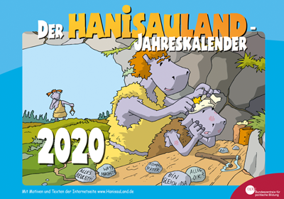 HanisauLand-Jahreskalender 2020 Cover des HanisauLand-Jahreskalenders 2020