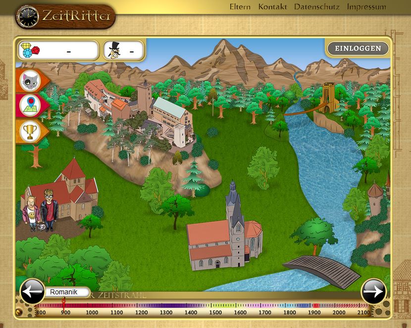 Screenshot zeitritter.de Screenshot zeitritter.de